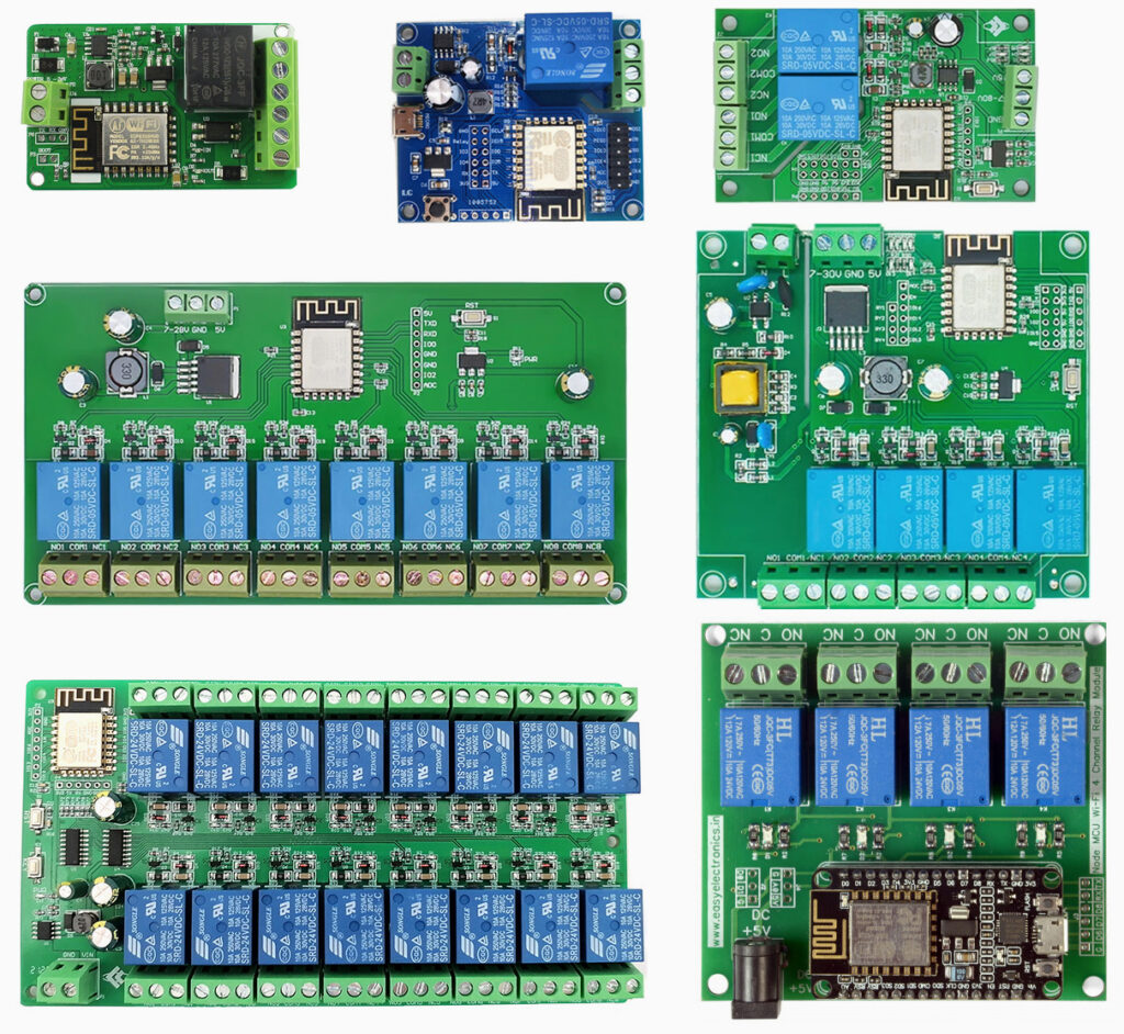 Various relay modules freely available in most online stores.