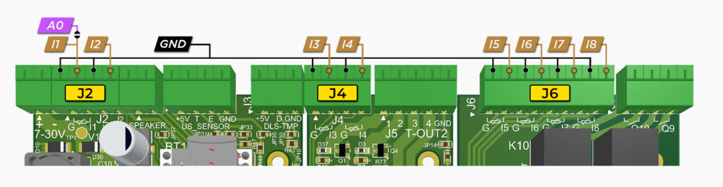 Sensoraya v1.4 analog inputs